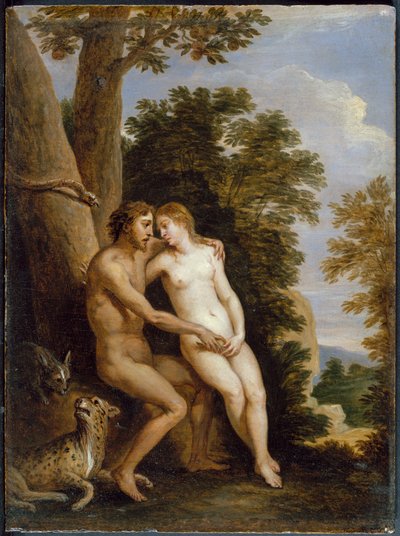 Adam and Eve by David Teniers the Younger